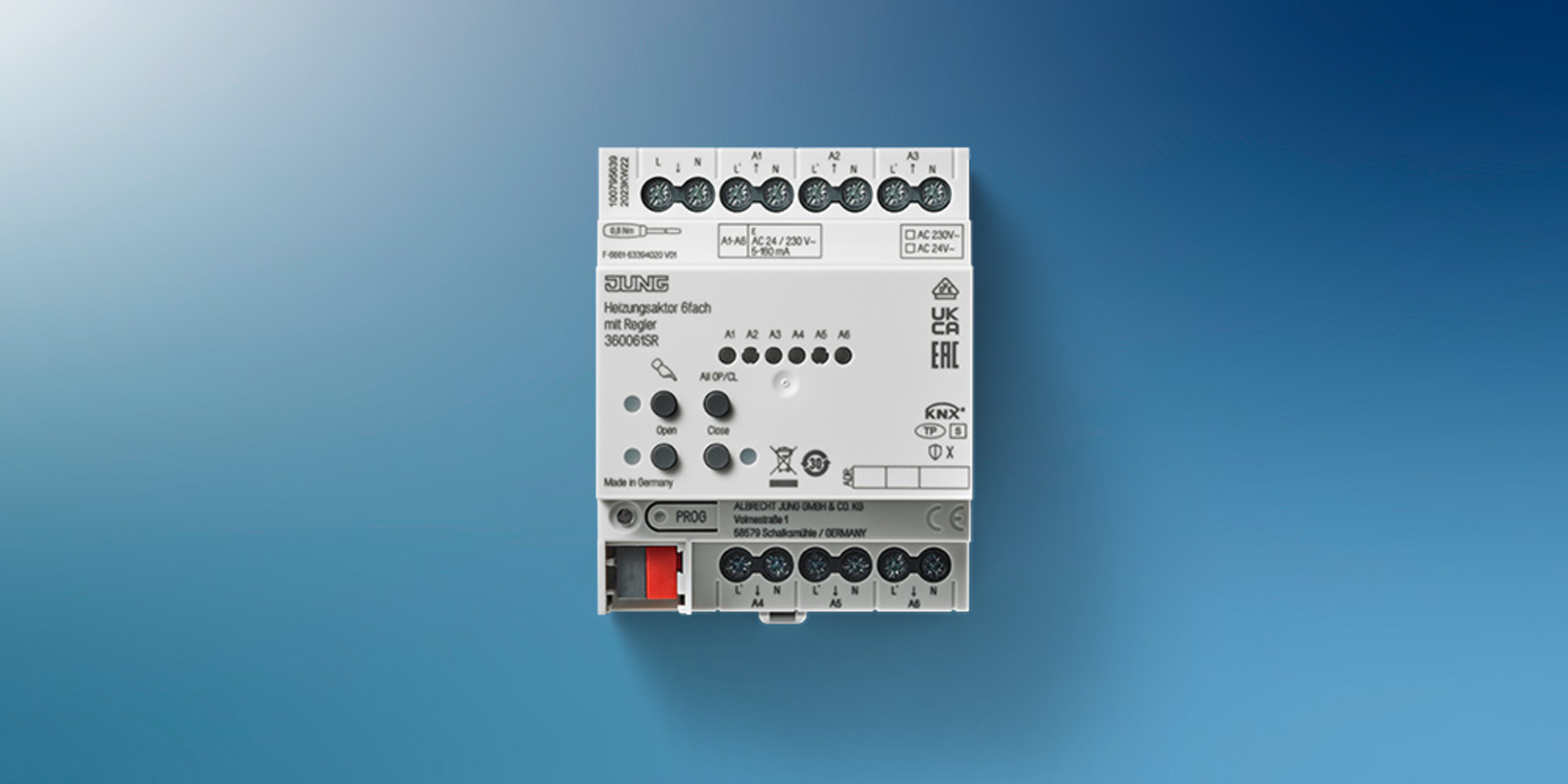 KNX Heizungsaktor 6-fach bei Nova Green Energy GmbH in Wolferstadt